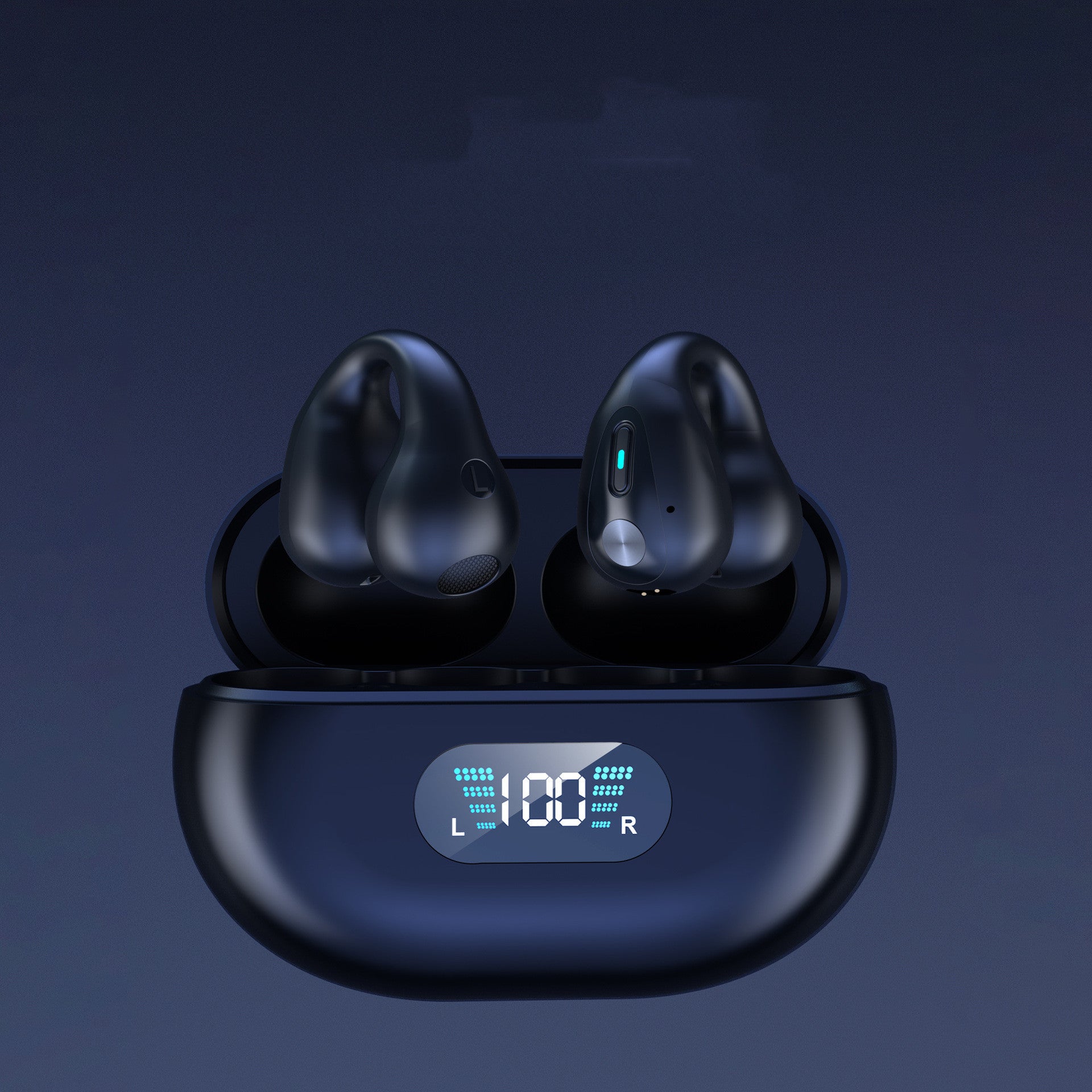 Bone Conduction Headphones TWS Earbuds Ear Clip Bluetooth 5.3 Touch Wireless Earphone In-Ear Bass HIFI Sports Headset Bone Conduction Headphones TWS Earbuds Ear Clip Bluetooth 5.3 Touch Wireless Earphone In-Ear Bass HIFI Sports Headset